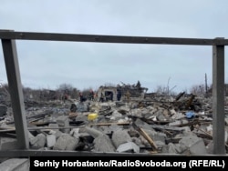 Последствия обстрела села Ровное близ Покровска, 7 января 2024 года