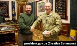 Владимир Зеленский и Александр Сырский