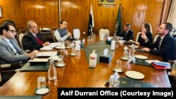 توماس ویست نماینده ویژه امریکا برای افغانستان در دیدار با برخی از مقامات حکومت پاکستان 