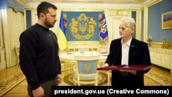 Владимир Зеленский  жана  Мустафа Жемилев. Киев. 13-ноябрь, 2023-жыл