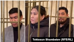 Жоодар Бузумов, Махабат Тажыбек кызы жана Азамат Ишенбеков. 5-февраль, 2024-жыл. Коллаж.