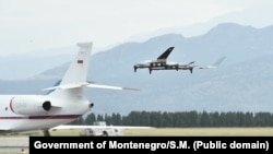 Безпілотник чорногорської армії в аеропорту Подгориці