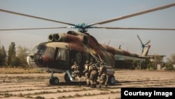 Архівне фото вертольота, про пошкодження якого :заявила влада Приднстров’я, 2017 рік