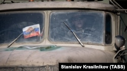 Орус армиясынын согуш тилкесиндеги унаасы. Украина, март 2023-жыл