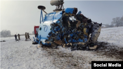 Кырсыкка учураган Ми-8МТВ тик учагы. Кактус медианын сүрөтү. 