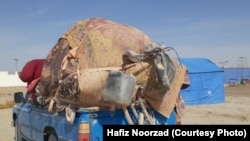 اکثر مهاجران افغان که از پاکستان اخراج شده اند سرپناه ندارند و در زیر خیمه های زندگی می کنند