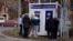 Serbia - a bank machine near the border with Kosovo where Kosovo Serbs come to get cash because of the foreign currency ban - screen grab