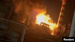  За його словами, було придушено понад 10 безпілотників, внаслідок падіння БПЛА виникли «локальні загоряння»