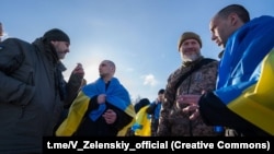 Հայրենադարձված ուկրաինացի ռազմագերիները, 31-ը հունվարի, 2024թ.