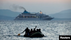 Жер ортолук деңизиндеги мигранттардын кайыгы. (Архивдик сүрөт)