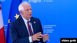 Վրաստան - ԵՄ արտաքին քաղաքականության պատասխանատու Ժոզեպ Բորելը Թբիլիսիում ասուլիսի ժամանակ, 8-ը սեպտեմբերի, 2023թ.