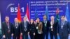 Представители Таджикистана на форуме B5+1 в Алматы