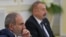 Премьер-министр Армении Никол Пашинян (слева) и президент Азербайджана Ильхам Алиев