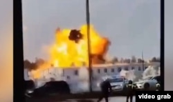 Одна з дронових атак на «Алабугу», квітень 2024 року