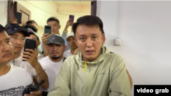 Улукбек Карыбек уулу в суде. 16 июля 2023 года. 