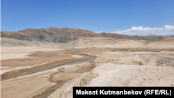 Кировское водохранилище в Таласской области, 24 августа 2023 г.