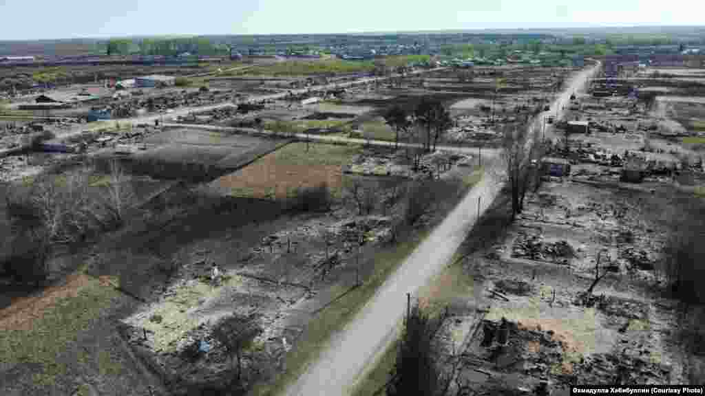 Эчкен авылы янгыннан соң