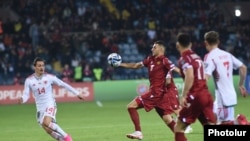 Դրվագ Հայաստան-Ուելս հանդիպումից, Երևան, 18-ը նոյեմբերի, 2023թ.