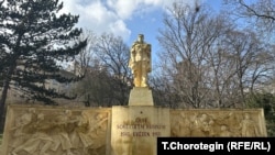 Один із пам’ятників червоноармійцям у Чехії, місто Усті-над-Лабем