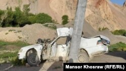 تصویر از رویداد ترافیکی در شاهراه غور- کابل 