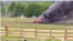 Emergency officials said the helicopter fell and started burning after its blades hit an electrical wiring pole while landing.