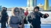 Protesters rally over the January 2022 events in Astana on January 15.