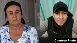 Холдона Гулова и ее сын Собирджон Саидов 