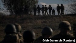 Українські військовослужбовці під час навчань, Чернігівська область, 2 листопада 2023 року
