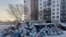 Невывезенный мусор в Пскове