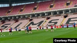 Թուրքիա - Հայաստանի հավաքականը մարզվում է Էսքիշեհիրի մարզադաշտում, 7-ը սեպտեմբերի, 2023թ., լուսանկարը՝ Սիսակ Գաբրիելյանի