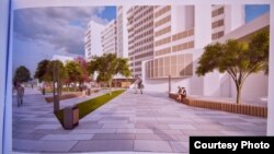 Бишкек. Жусуп Абдрахманов көчөсүнүн Киев көчөсү менен кесилиши. Жаңы дизайн.