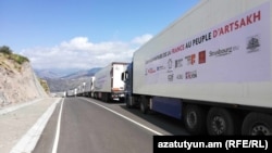 Французский гуманитарный груз в Корнидзоре