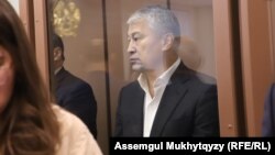 Qairat Boranbaev appears in court in Astana in March.