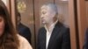  Qairat Boranbaevappears in court to hear the verdict in his case in Astana on March 31.
