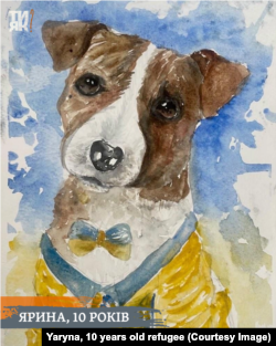 «Яринка захоплена тваринами, зокрема, тими, які страждають під час війни, не менше ніж люди. Тут і Хлоя, і пес Патрон, і Шафка, і Адік з Азовсталі, і пес Чорний, який служить з татом»