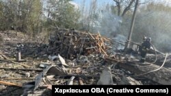 Наслідки обстрілу. Фото: Харківська ОВА