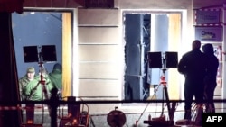 Кафе після вибуху, в результаті якого загинув Татарський