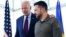 Ukrainian President Volodymyr Zelenskiy (right) with U.S. President Joe Biden during the G7 summit in Japan in May. “I think Ukraine is going to be even more of a domestic election issue than it was in 2020,” one Washington lobbyist says. 