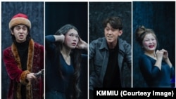 "Жаңы ысымдар" эл аралык студенттик театр фестивалынын катышуучулары. Иллюстрациялык сүрөт.