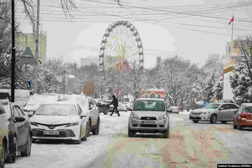 Бишкектеги борбордук &quot;Панфилов&quot; паркы. 12-декабрь, 2023-жыл&nbsp;