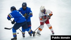 Кыргызстандын жана Филиппиндин хоккей боюнча кыз-келиндер курама командаларынын беттеши. Бишкек.  24-март, 2024-жыл. 