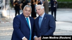 Հունգարիայի վարչապետ Վիկտոր Օրբանը և Եվրամիության արտաքին քաղաքականության հարցերով հանձնակատար Ժոզեպ Բորելը, արխիվ