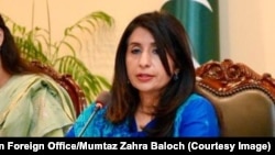 زهران ممتاز بلوچ سخنگوی وزارت خارجه حکومت موقت پاکستان