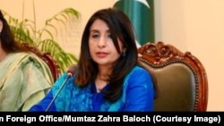 زهرا بلوچ سخنگوی وزارت خارجه پاکستان 