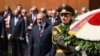 Armenia - Prime Minister Nikol Pashinian lays a wreath at the Sardarapat memorial, May 28, 2024.