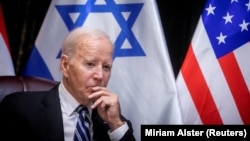 Байден Нетаньяху менен жолугушууда. Тел-Авив. 18-октябрь, 2023-жыл