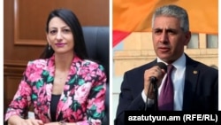 Մարդու իրավունքների պաշտպանի առաջադրված թեկնածուներ Անահիտ Մանասյան և Էդգար Ղազարյան