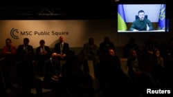 Зеленский сүйлөгөн учур. Мүнхен, 17-февраль, 2023-жыл. 