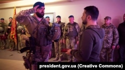 Ուկրաինայի նախագահ Վլադիմիր Զելենսկին այցելում է մարտական դիրքեր, 23-ը մայիսի, 2023թ.