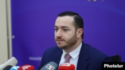 Բարձր տեխնոլոգիական արդյունաբերության նախարար Մխիթար Հայրապետյանը